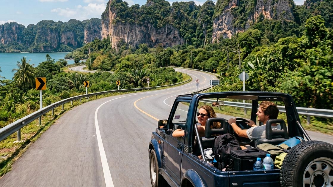 Phuket to Krabi road trip via Phang Nga Bay